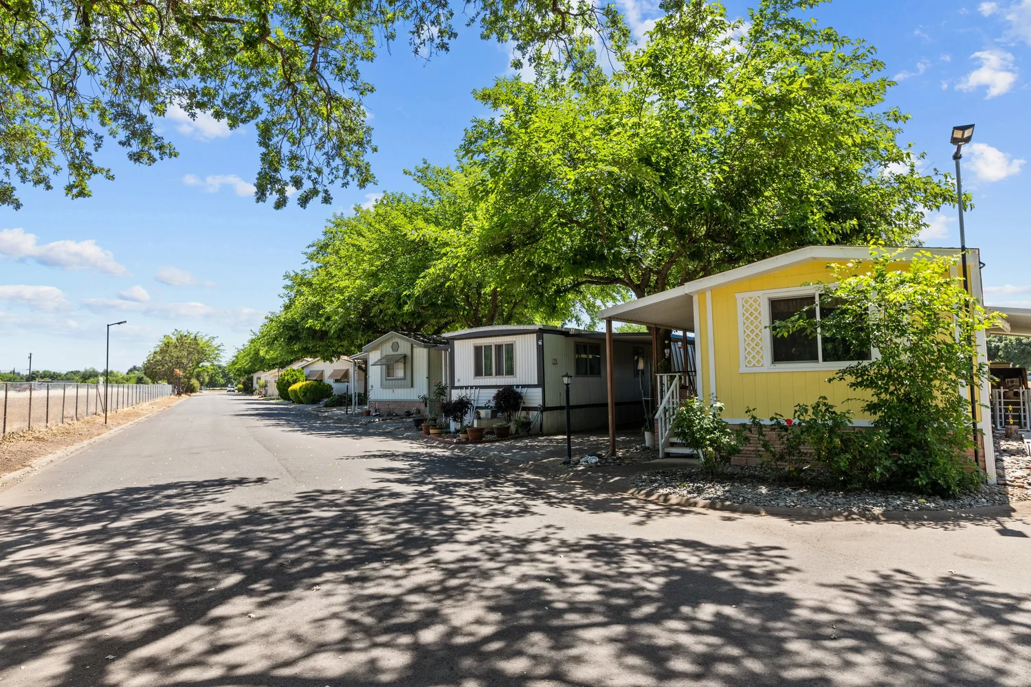 Mobile home space at New Orchard Estates